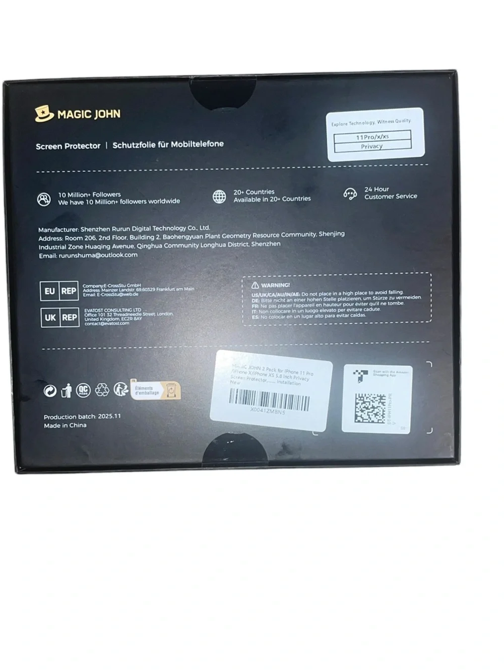 Magic John Screen Protector Installation Kit | Tempered Glass Phone Protection